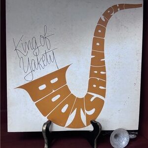 King of Yakety Vinyl Record - White and Orange